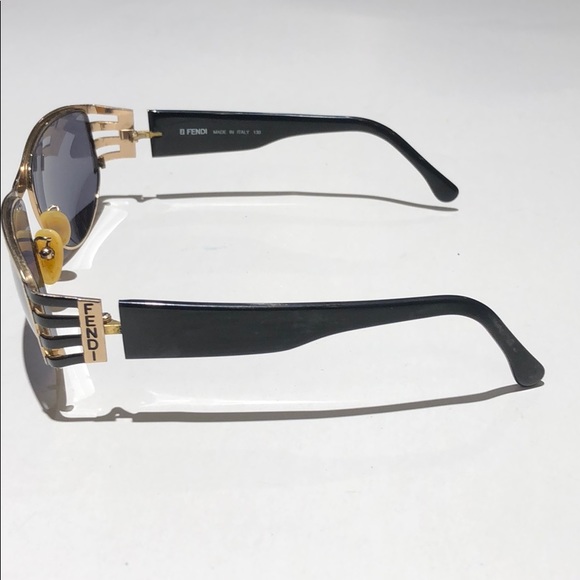 Fendi women’s ebony black /gold sunglasses FS118 main image 6